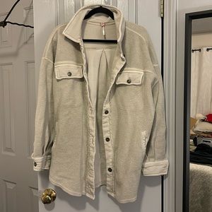 Free People Sherpa Oversized Jacket